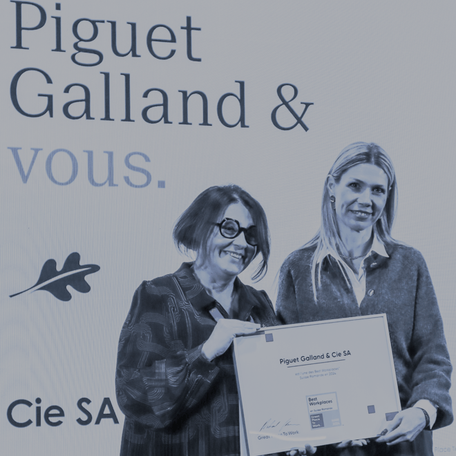 Piguet Galland Bank recognized among the best employers in French-speaking Switzerland